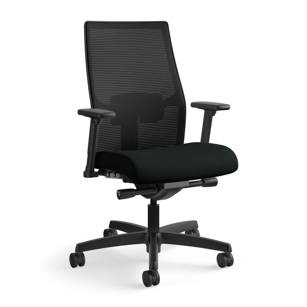 HON Ignition 2.0 Ergonomic Office Chair, Lumbar Support, Desk Chair, Black