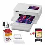 Canon SELPHY CP1500 Compact Photo Printer Accessory Cleaning (White) Bundle