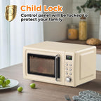 0.7Cu.ft Mini Microwave Countertop w/ 5 Micro Power, 700W