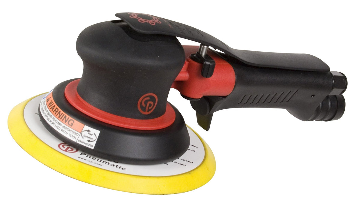 Chicago Pneumatic CP7255E-3 - Air Random Orbital Sander Tool, Home Improvement, Woodworking Tools, Polisher, Sanding Tool, Hook & Loop, Non-Vacuum, 3 Inch (75 mm), 0.28 HP / 210 W - 12000 RPM