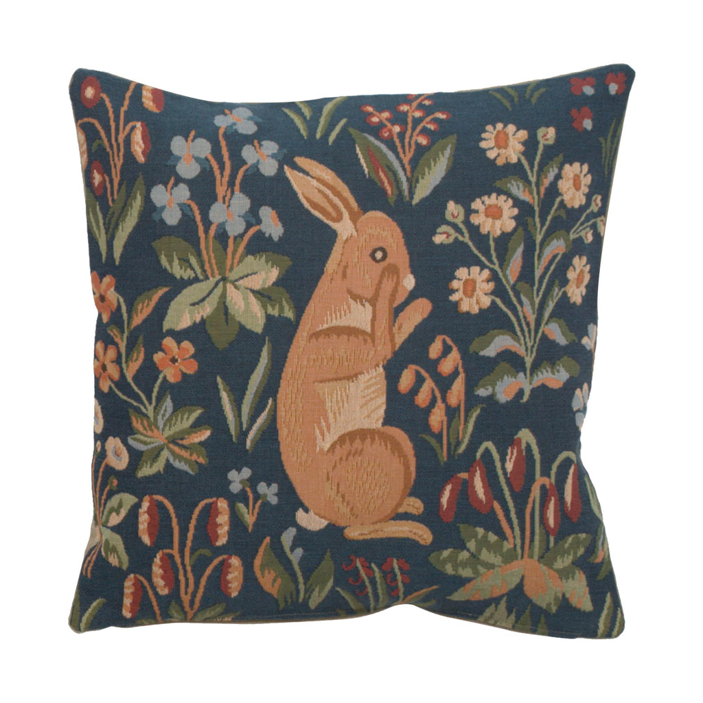 William Morris The Hare I Tapestry Throw Pillow Cover 19 x 19 in