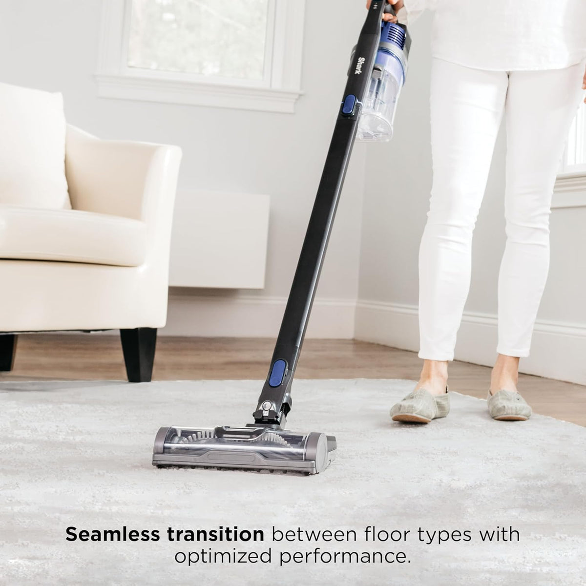 Shark Pet Cordless Stick Vacuum, 40-Min Runtime, Lightweight, Grey, IX141