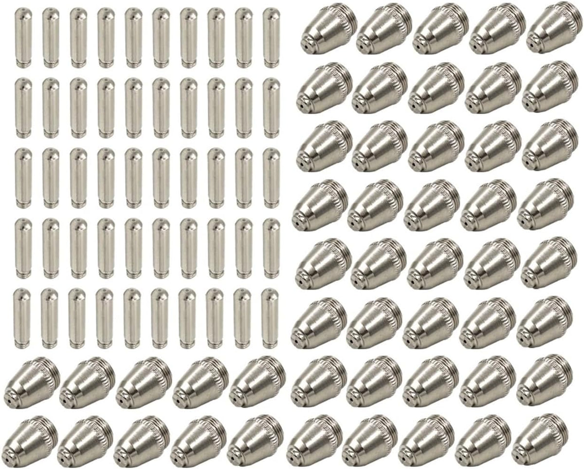 AG60 SG-55 AG-60 WSD-60 Plasma Cutting Torch Tip Nozzles Consumables Kit(100pcs)