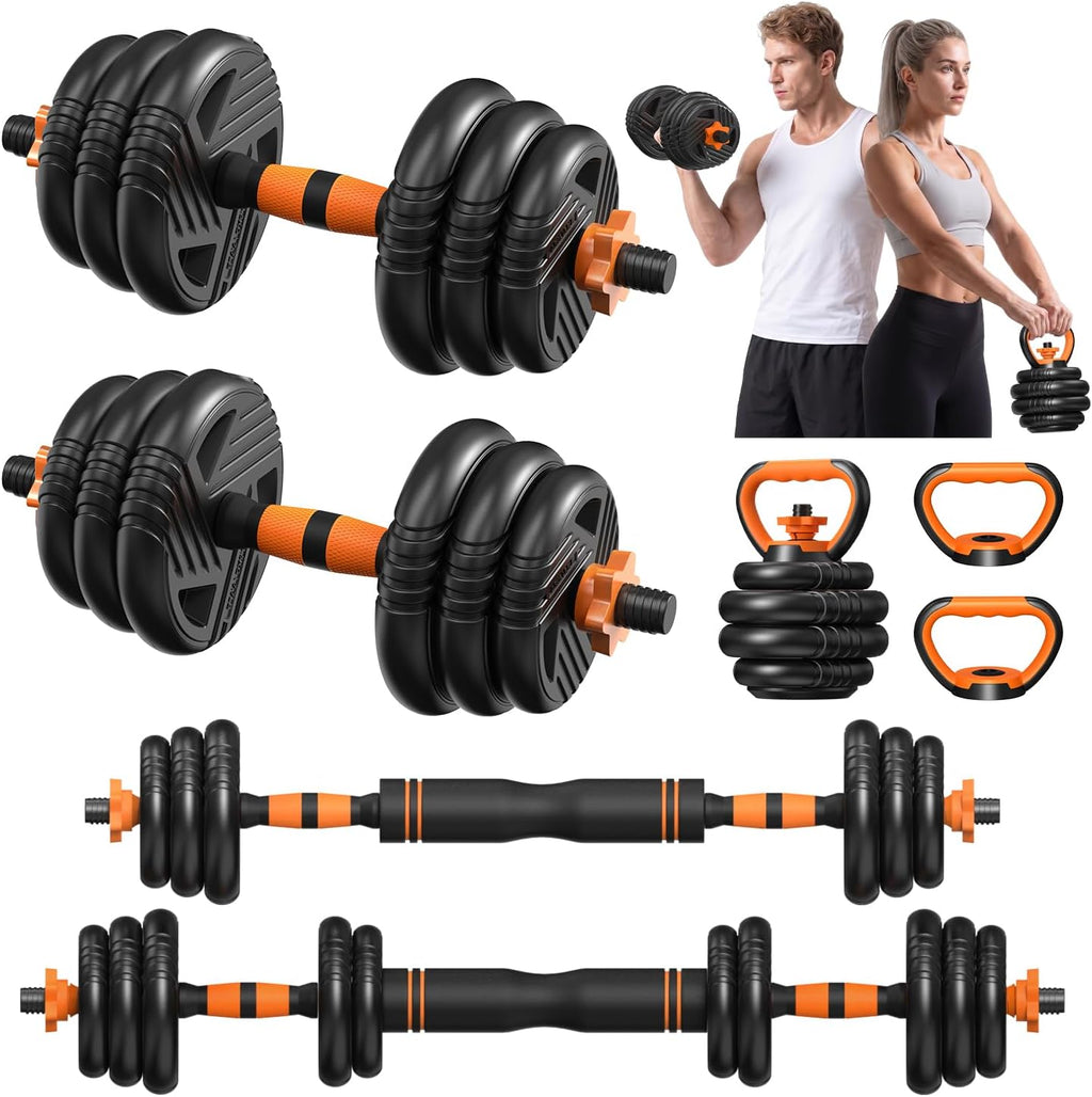 Free Weight Set Adjustable Dumbbell Set with Connector for Home Gym