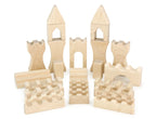 23 pc Toddler Chunky Hard Maple Wooden Block Set
