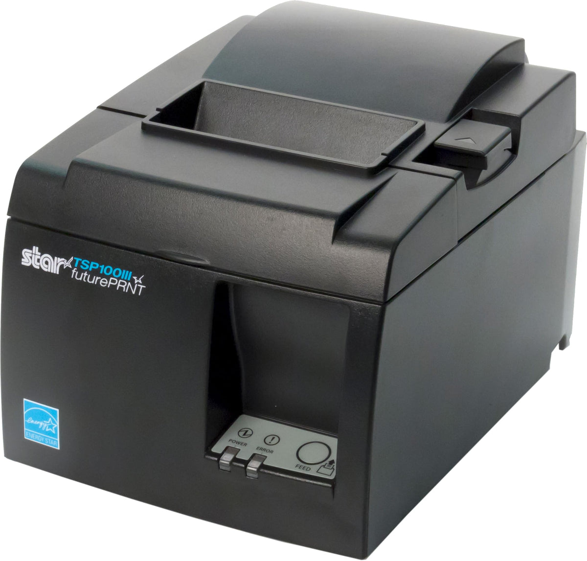 Star Micronics TSP143IIIU USB Thermal Receipt Printer with Device and Mfi USB Ports, Auto-cutter, and Internal Power Supply - White