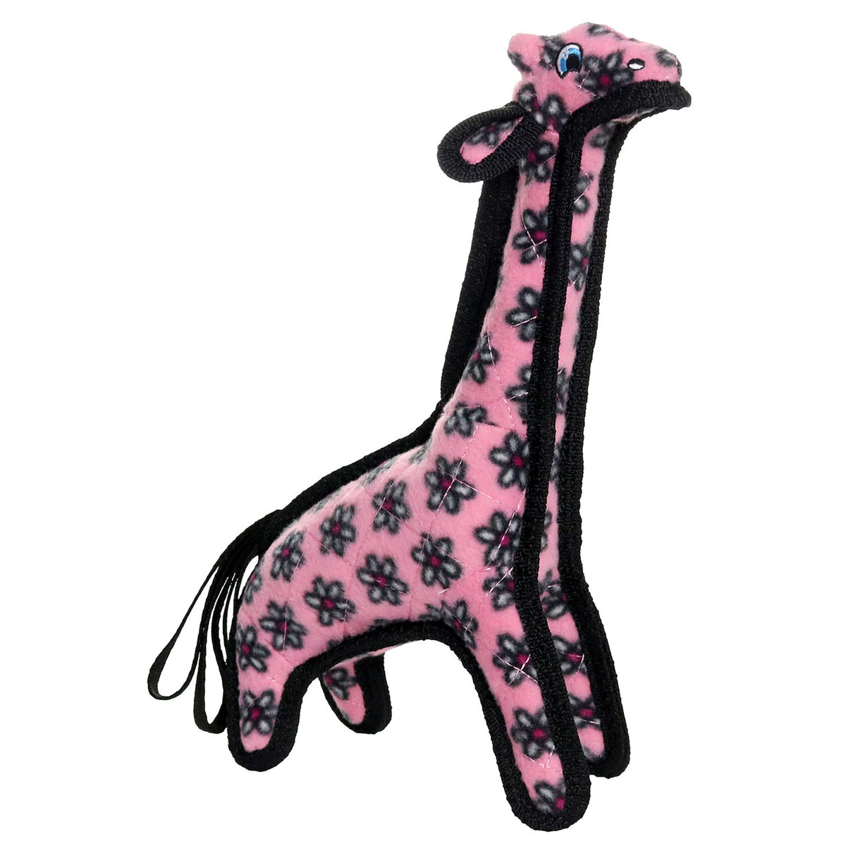 TUFFY® 4 Pack Tiger Hippo Giraffe Penguin Plush Dog Toys