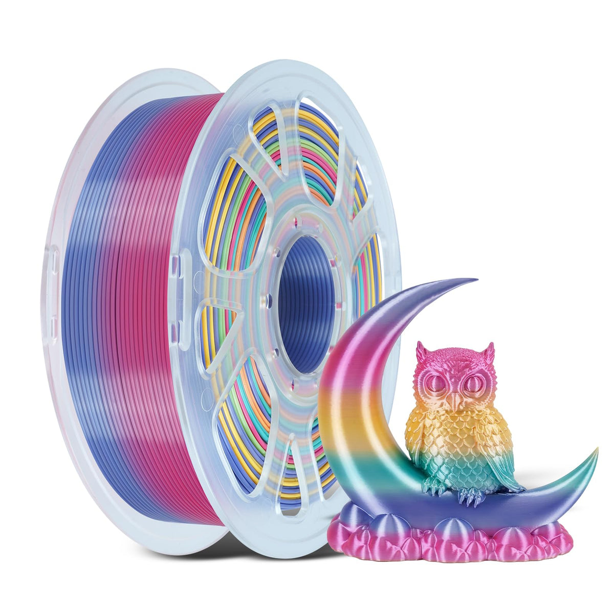 Kingroon 16KG PLA Filament Bundle 1.75mm 3D Printer Filament Multicolor Pla Filament Bulk for Most 3D Printer, Dimensional Accuracy +/- 0.02 mm, 1kg Spool,16 Rolls,16 Colors