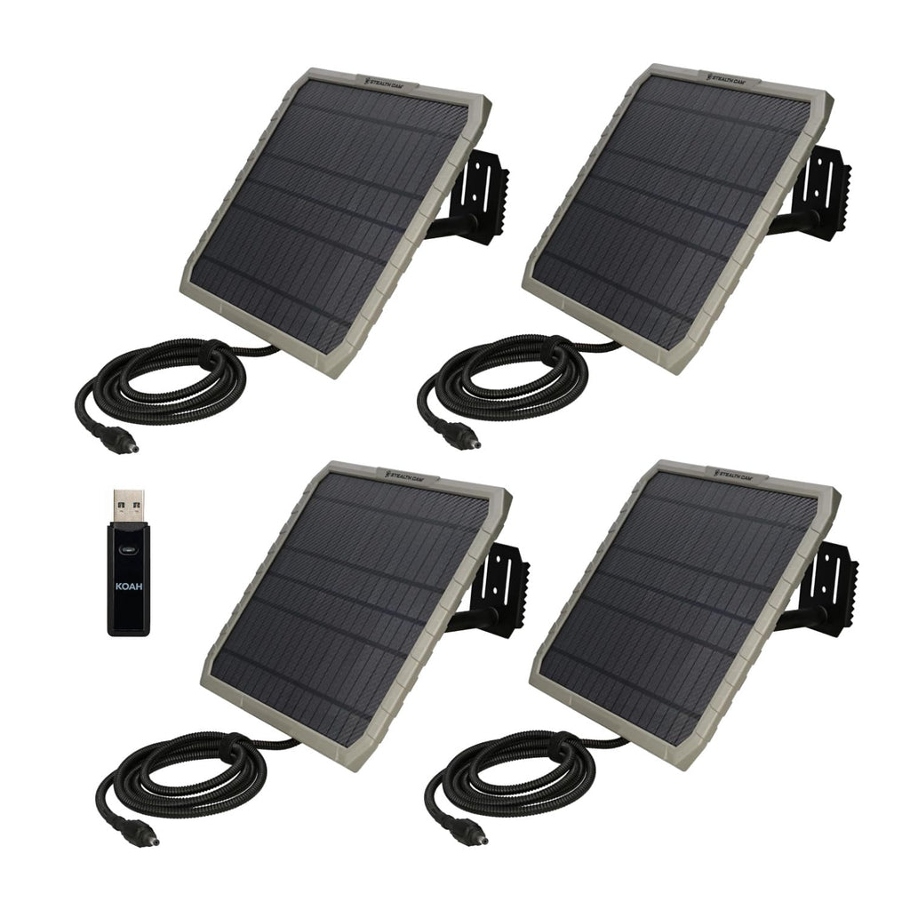 Stealth Cam FieldMAX External 10-Inch Solar Panel Bundle