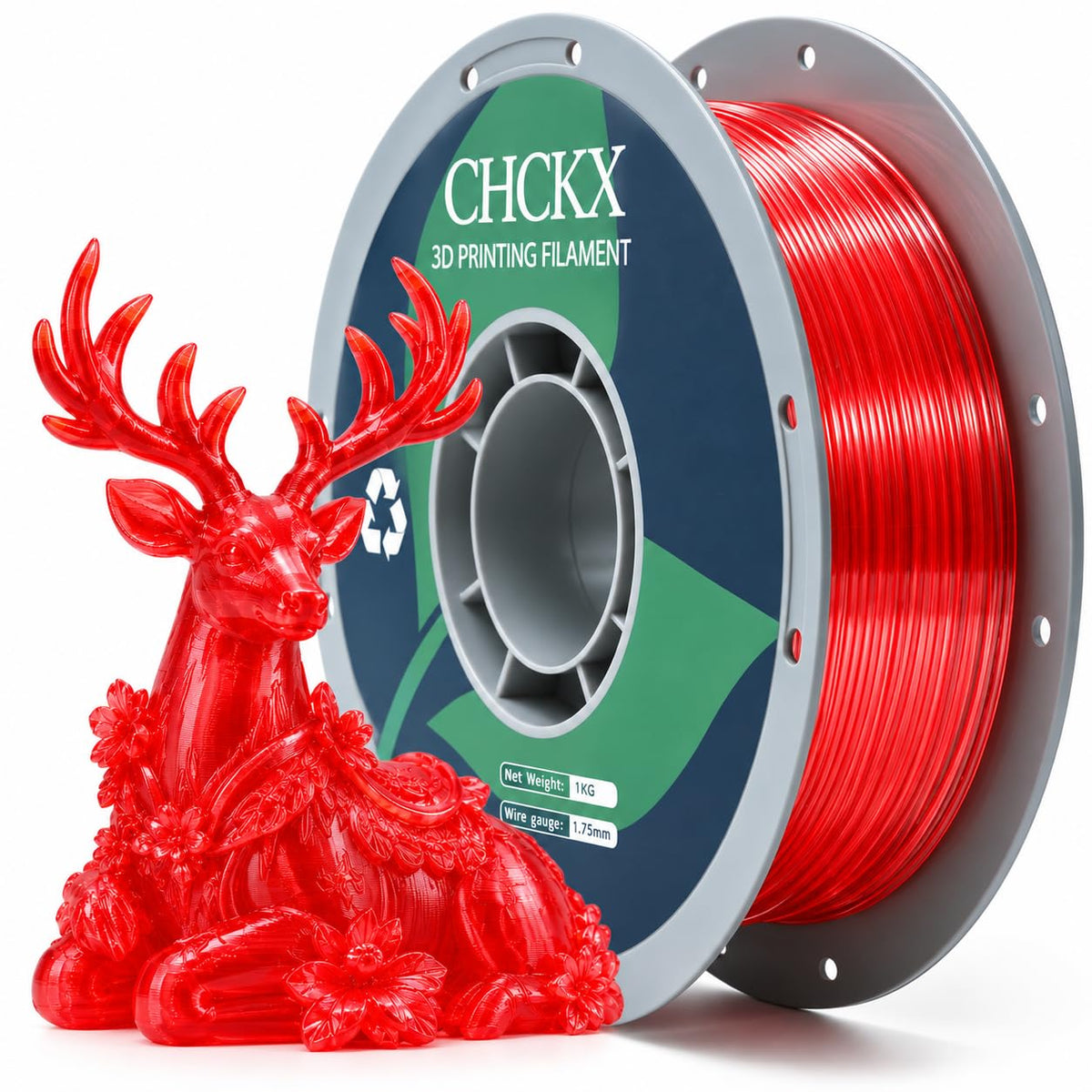 PETG 3D Printer Filament Bundle, 16Rolls,Dimensional Accuracy +/- 0.03 mm, 1kg Spool(2.2lbs), 1.75 mm Fit for Most 3D Printers,16-Multicolor Assortment