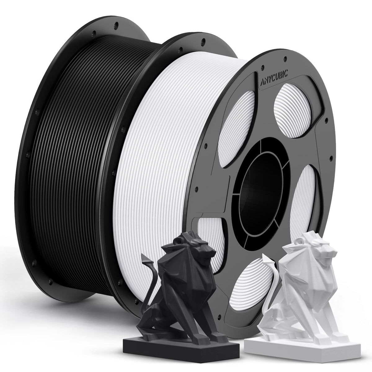 ANYCUBIC PETG Filament 1.75mm, Multicolor Bundle 10KG, Reusable Spool
