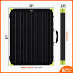 RICH SOLAR 100W Briefcase Solar Charging Kit Portable Solar Panel with 20A Charger Controller Built-in Robust Kickstand (100W+10A Controller)