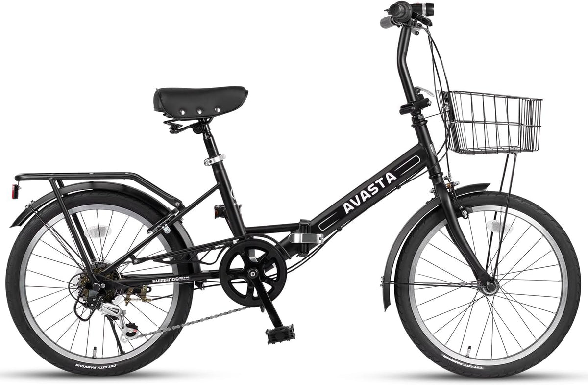 AVASTA Quartet Folding Bike, 20/24 Inch, 7-Speed, Dual Brakes