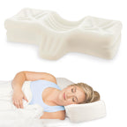 Therapeutica Ergonomic Cervical Pillow for Neck Pain Relief, Average, WH