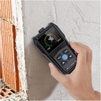 Moisture Meter, Full Angle Inverted Moisture Detector Wood Moisture Meter Temperature Humidity Detection Home Moisture Detector