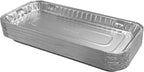 PACTOGO 11" x 5" x 1" Disposable Aluminum Foil Oblong Danish Cake Pans - Ideal Baking Tins for Sweets, Coffee Cakes, Danishes, Cookies, Brownies (Pack of 200)