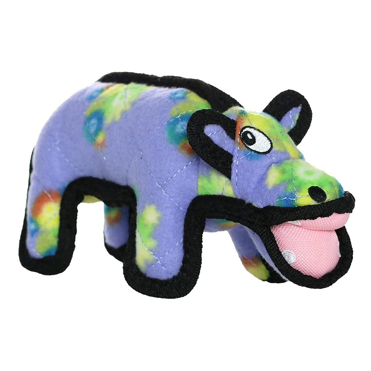 TUFFY® 4 Pack Tiger Hippo Giraffe Penguin Plush Dog Toys