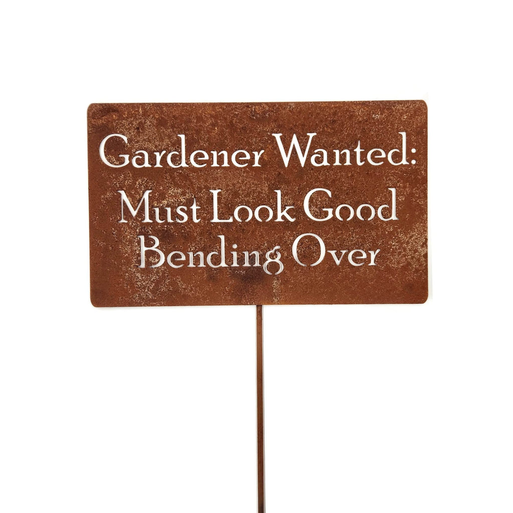 Funny Garden Stake 20 to 33 Inches Tall (The Orchard, Large 28" Tall)