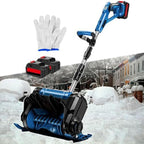 Brushless Electric Snow Blower,Cordless Snow Shovel,Adjustable Front Handle,2 Batteries & Fast Charger,26FT Throw Distance, for Driveway/Steps/Patio/Sidewalk