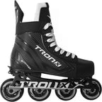 TronX Stryker Adjustable Senior Intermediate Junior Youth Roller Inline Hockey Skates