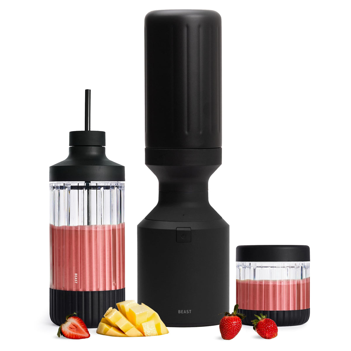 Beast Mega 1200 Plus Countertop Blender, XL Vessel, Charcoal, 1200W