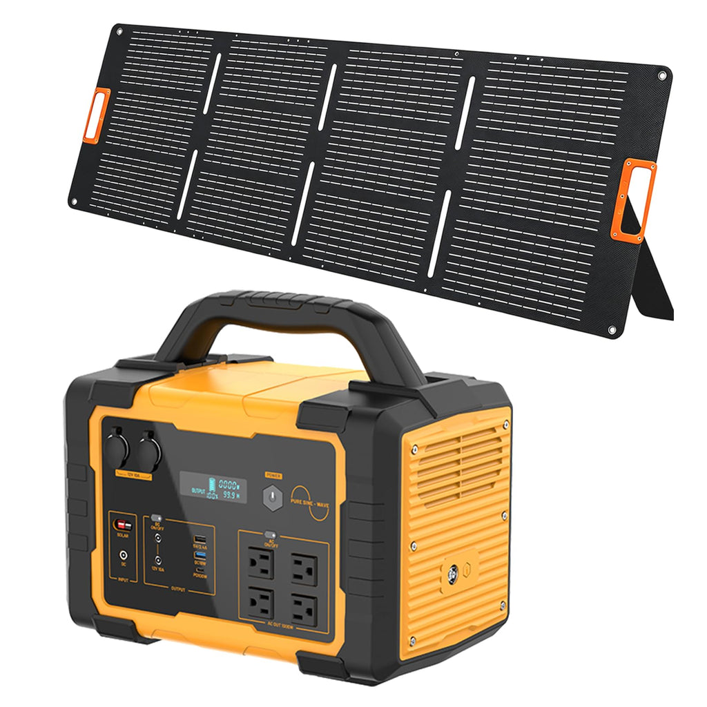 1000W Portable Power Station 1024Wh LiFePO4 for Outdoor & Home