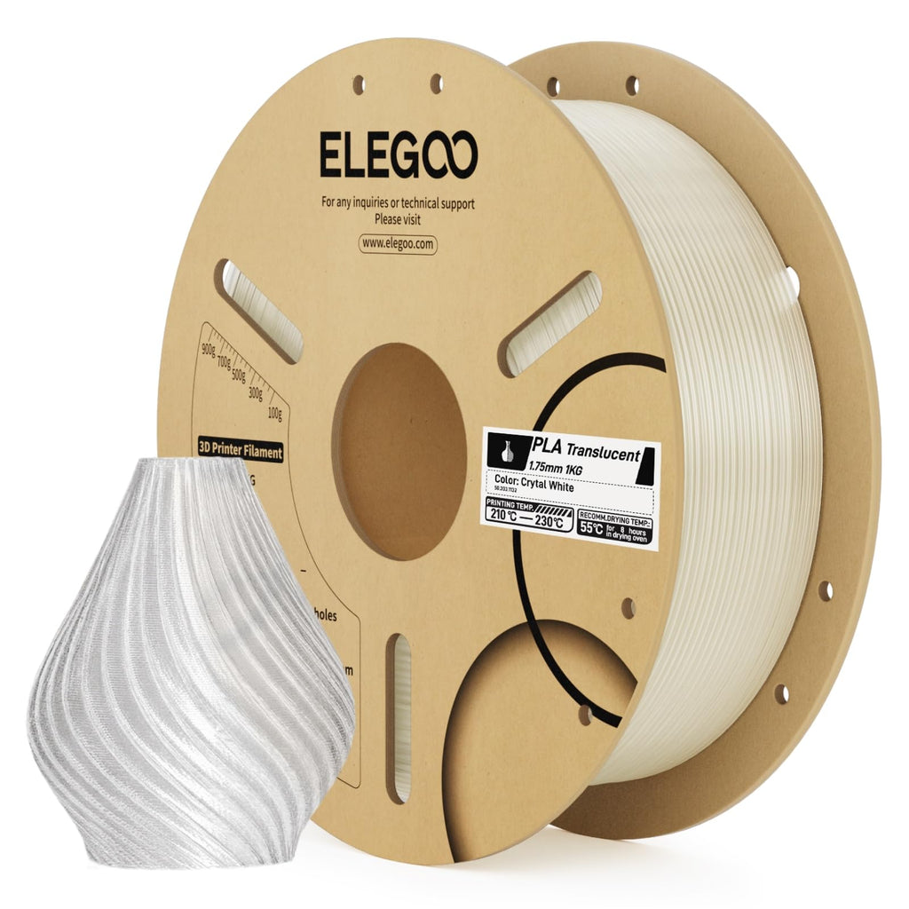 ELEGOO PLA 3D Printer Filament 1.75mm Bundle Multicolors 10KG