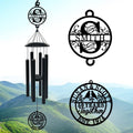 Large 44 Inch Wind Chime Personalized Retirement Wind Chimes Gift,Custom Wind Chimes for Retirement Gift,Outdoor Metal Wind Chime for Yard Garden Decor
