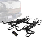 Stromberg Carlson BC-204HD Heavy Duty Platform Mount Bike Rack – Folding Hitch Carrier for 4 Bikes, Fits 2" Hitch Receiver, Durable Transport Solution, Compatible with Cars, SUVs, Truck and Trailer