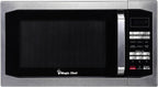Magic Chef Countertop Microwave Oven, 1.6 Cu Ft, 1100W, Stainless Steel