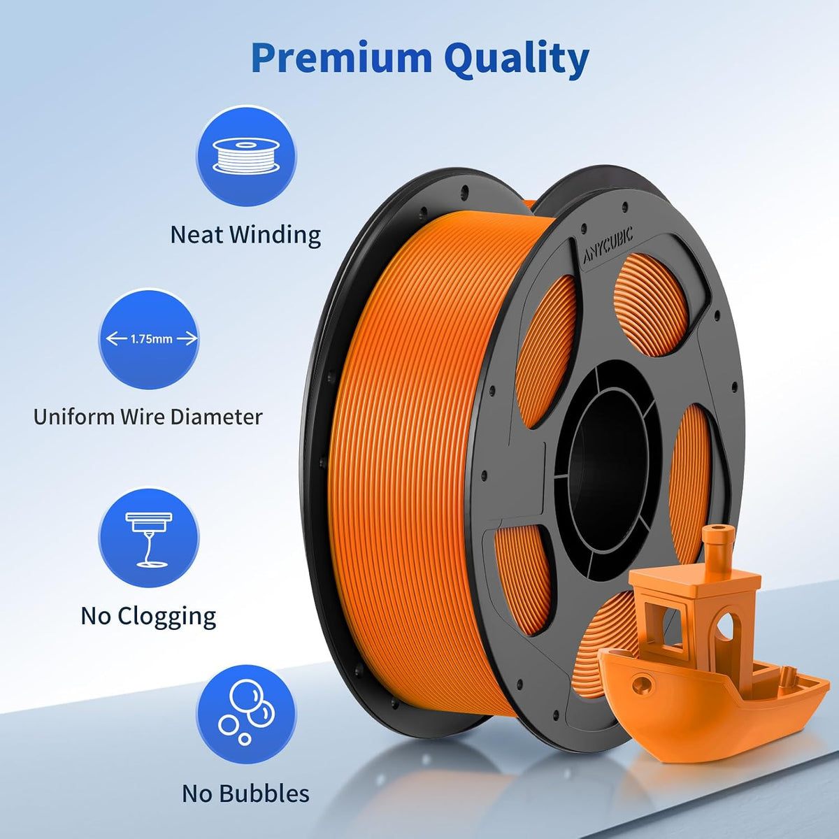 ANYCUBIC 3D Printer Filament Multicolor PLA Bundle 10KG