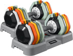 AOTOB Adjustable Dumbbell Set 25/55 Lbs (Pair)
