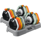 AOTOB Adjustable Dumbbell Set 25/55 Lbs (Pair)