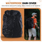 Goture Fishing Tackle Backpack with Cooler, 2 Rod Holders & Rain Cover