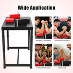 Professional Arm Wrestling Table, 2200LBS Standard Adjustable Design Standard Arm Wrestling Battle Table Standards Wrist Stands with Wrist Strap Strength Training Equipment for Gyms Sports Arenas Homes Club Office
