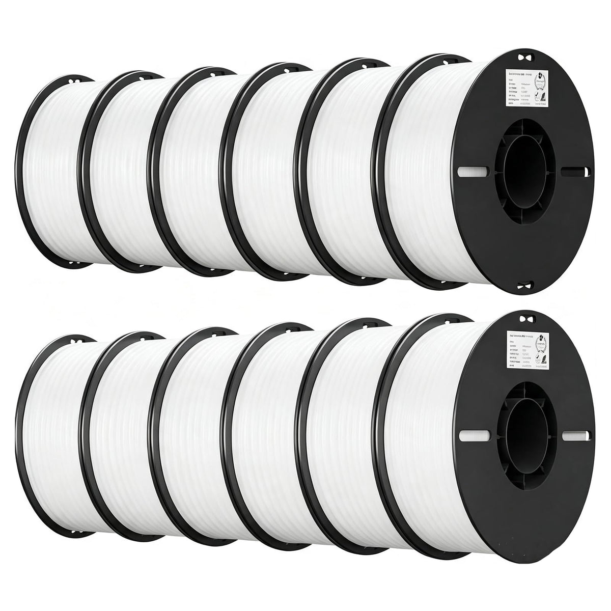 Creality PLA 3D Printer Filament, Multicolor, 12-Pack, 12KG Total
