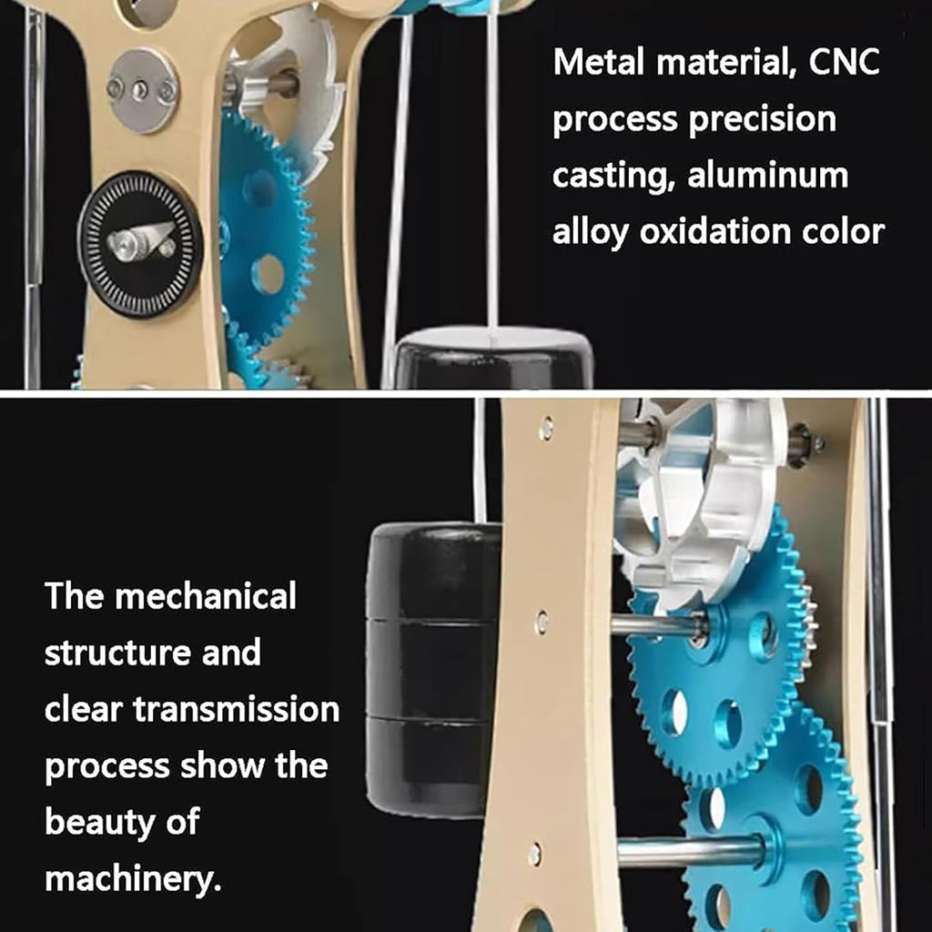 DIY Metal Pendulum Wall Clock, 3D Puzzle Mechanical Model