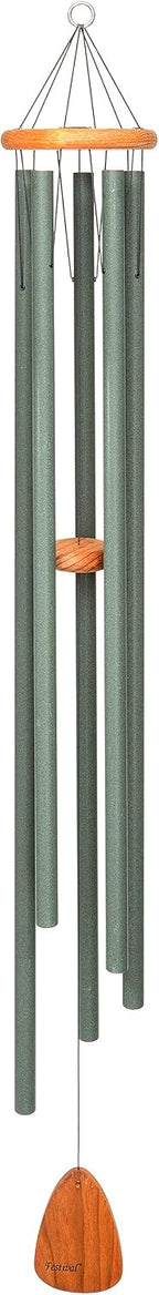 Festival 60-inch Redwood Wind Chime in Bronze by Wind River for Patio, Backyard, Garden, and Outdoor décor. Made in The USA
