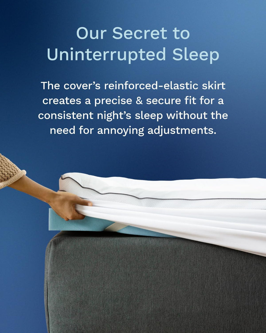 Viscosoft 4 Inch Hybrid Mattress Topper Full - Memory Foam & Pillow Top