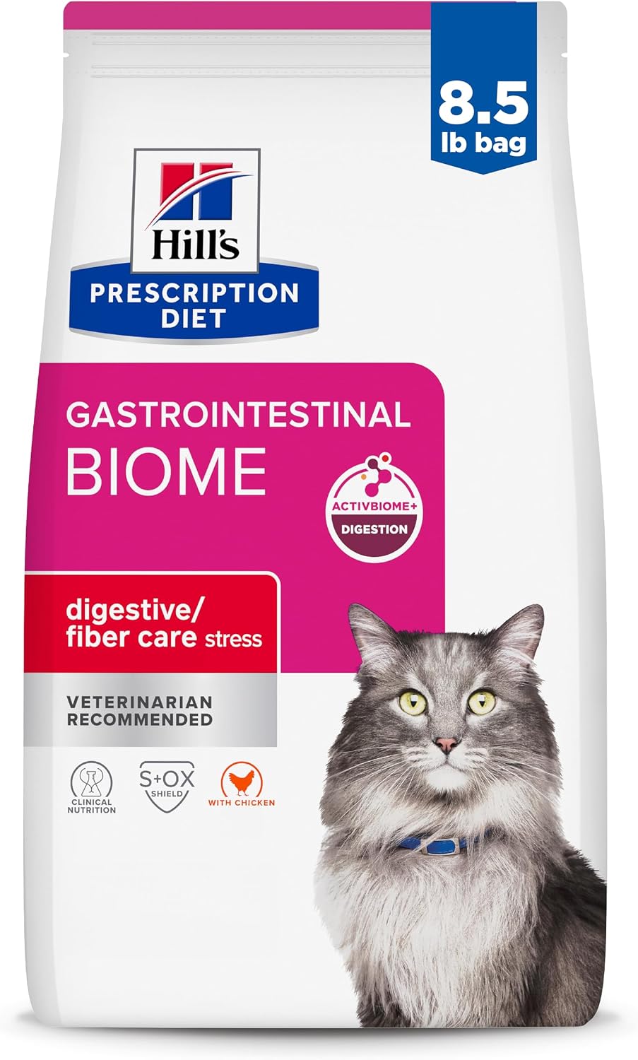Hill's Prescription Diet GI Biome Stress Digestive/Fiber Care Dry Cat Food