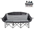KingCamp Double Camping Chair, Heavy Duty 660lbs Folding 2 Person Chair