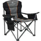 ALPHA CAMP Oversized Fully Padded Camping Chairs with Lumbar Support