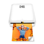 KODAK Step Printer Wireless Mobile Photo Printer with Zink Zero Ink Technology & Kodak App for iOS & Android (White) Gift Bundle