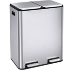 ComfyCorner 16 Gal (2 x 30 L) Dual Trash Can with Odor Control Box