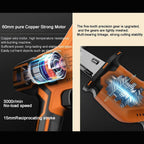 Electric Butchers Cordless Bone Saw Machine, 4000mah Professional Electric Butchers Saw, Handheld Bone Saw Machine for Meat Pork Fish Ribs,1x4000mah