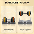 AOTOB Adjustable Dumbbell Set 25/55 Lbs (Pair)