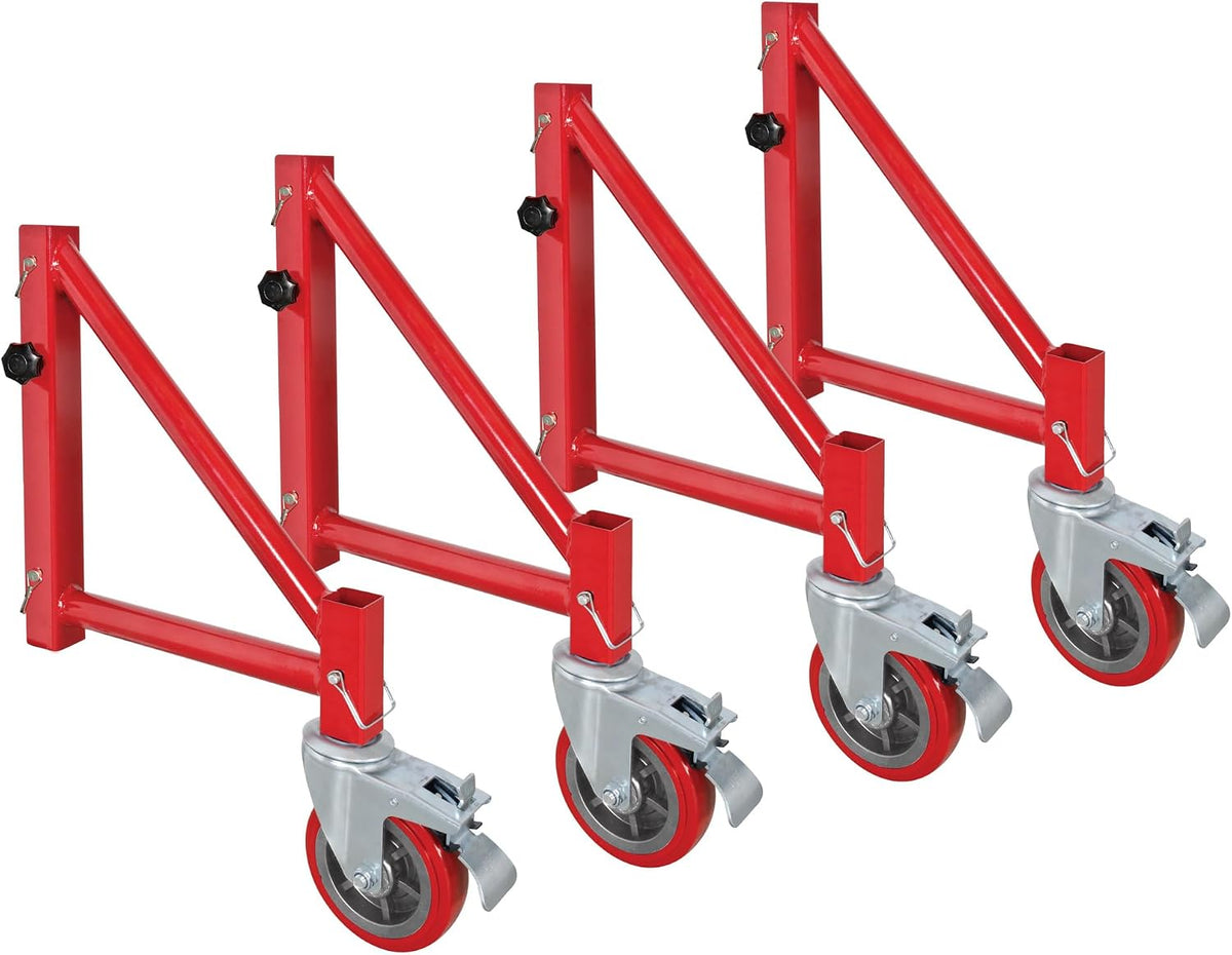 Metaltech BuildMan Outriggers with Casters, Model Number I-BMS04 - Set of 4, fits BuildMan Model I-IBMSS Drywall Baker Scaffolding