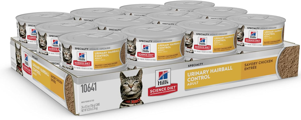 Hill's Science Diet Adult Urinary & Hairball Control Wet Cat Food