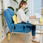 Folding Chairs Sit/Lean/lie Down,padded Folding Chairs Backrest Adjustable In 3 Levels,padded Folding Chairs With Armrests,folding Chairs For Office And Lunch Break,white Folding Chairs ( Color : Whit