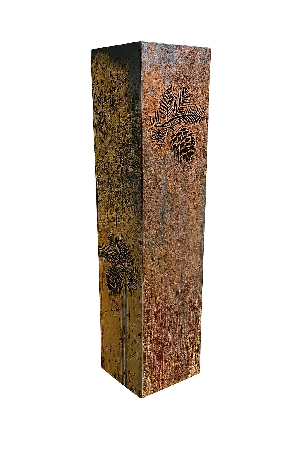 Asian Garden Columns (18" T x 4.5" W x 4.5" D with LID)